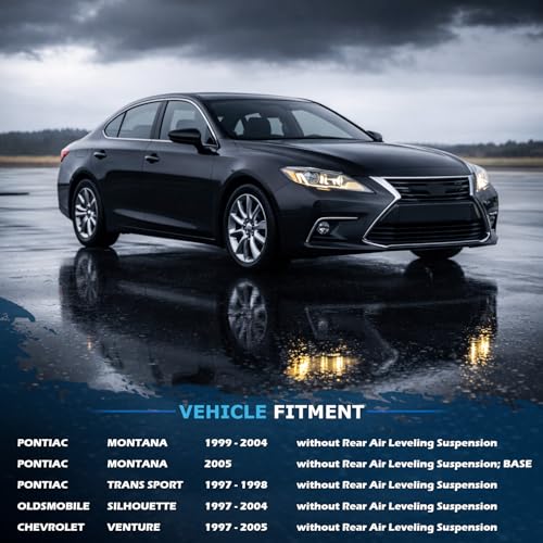 Image of Detroit Axle - 4pc Struts Shocks Absorbers for Pontiac Montana Trans Sport Olds Silhouette Chevy Venture, 2 Front Struts & Coil Spring 2 Rear Shocks Absorbers Suspension Replacement