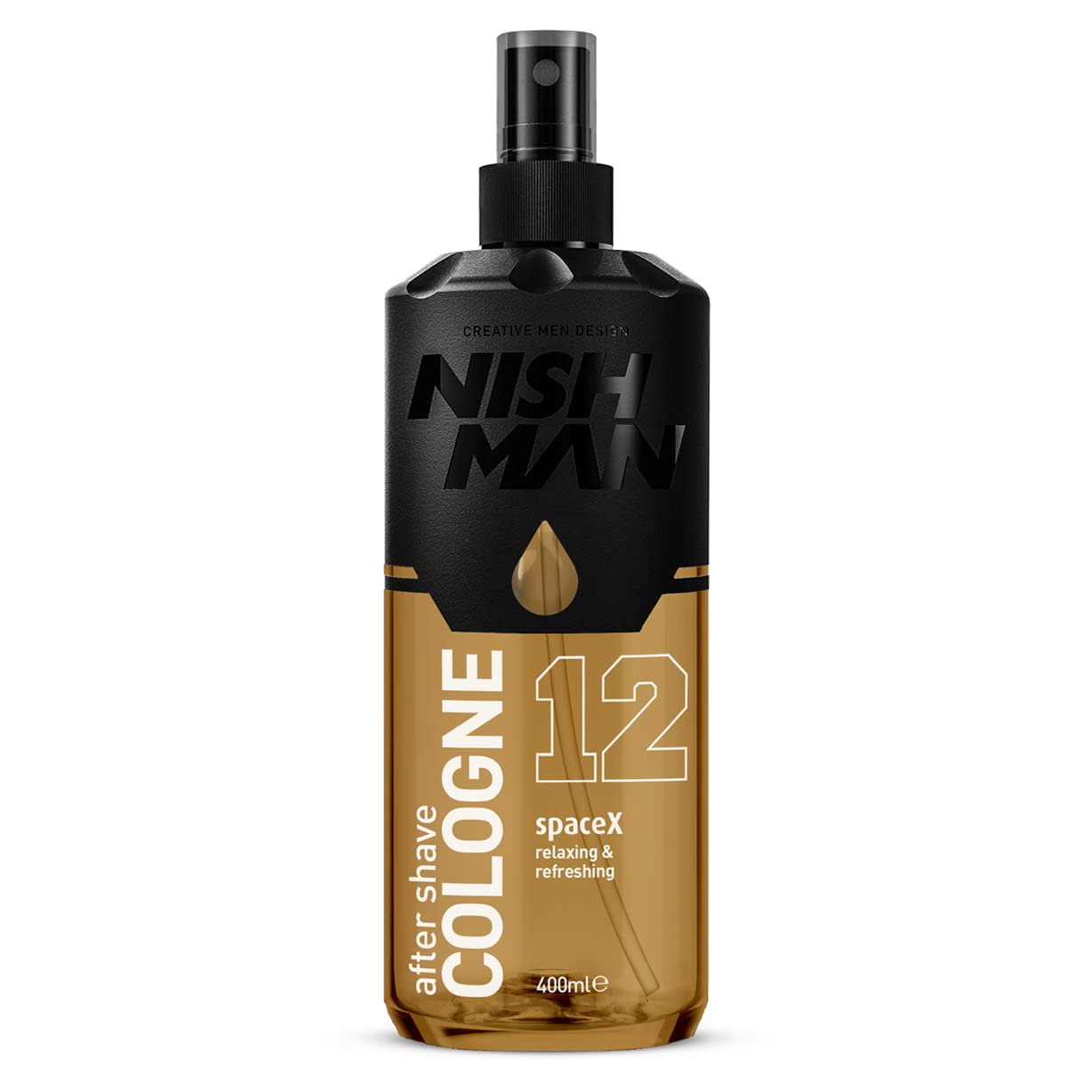 NISHMAN Aftershave Cologne 12 - SpaceX 400ml – Refreshing After