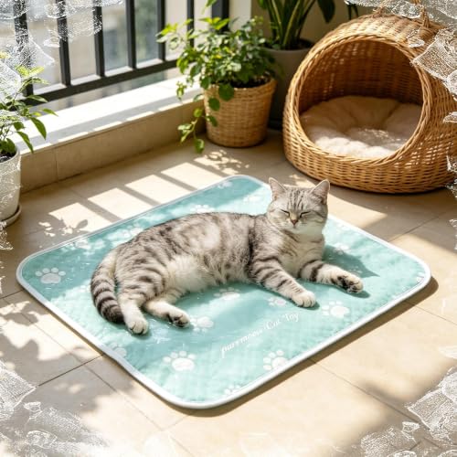 Esterilla refrescante para mascotas transpirable y lavable con base antideslizante 3