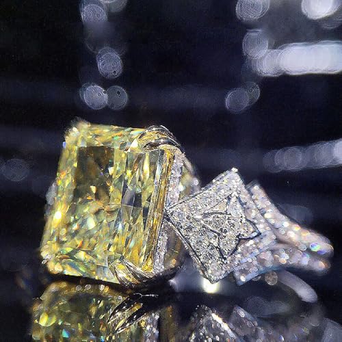 Gorgeous Lady's Finger Ring with Geometric Cubic Zirconia Fashion Anniversary Party Jewelry4