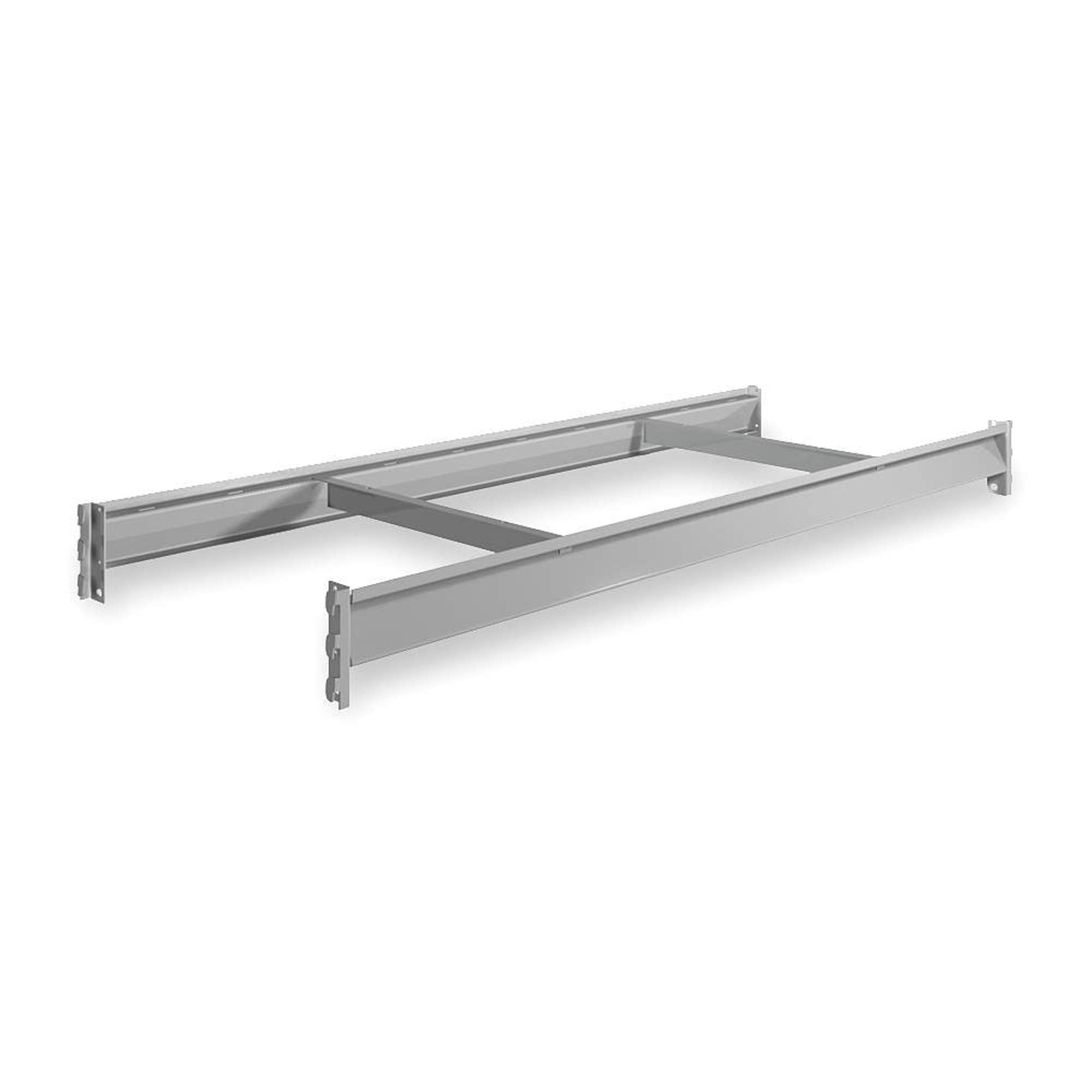 Tennsco BPB-60-24 Welded Steel Bulk Storage Deck Level, 3800 lbs Capacity, 60" Width x 24" Depth, Gray