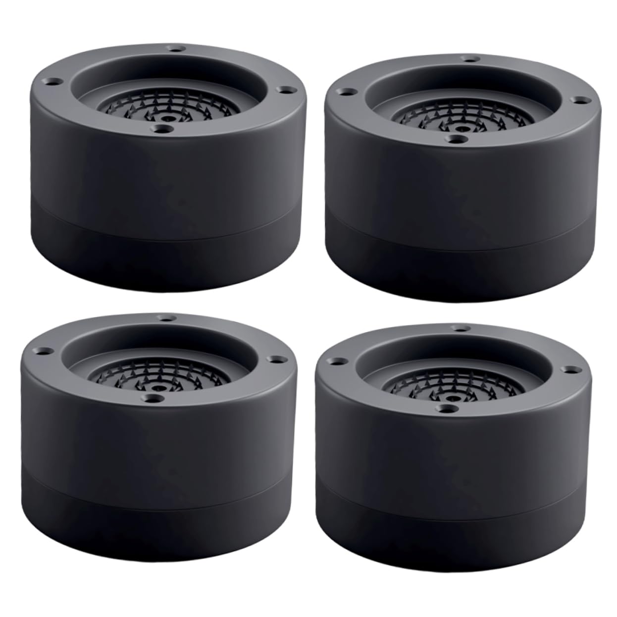 OUNONA Washing Machine Feet Pads 4pcs Non-Skid Washing Machine Anti-Vibration Pads Height Increase for Easy Cleaning