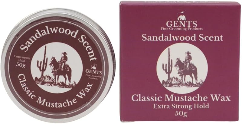 G.B.S Cera para Bigode com Fragrância de Sândalo, Lata com 48 g