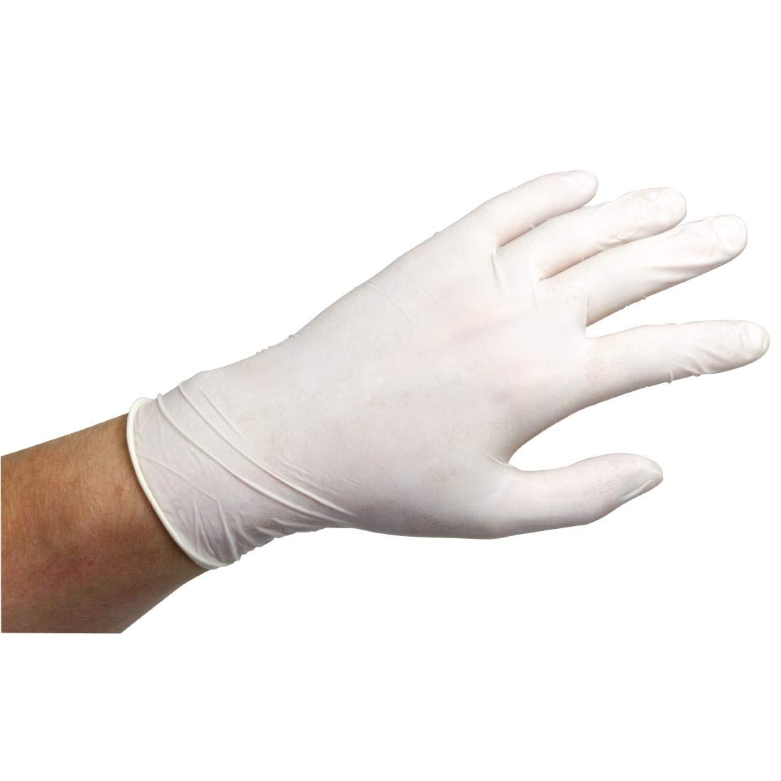 A228-M Lot de 100 gants en latex poudrés