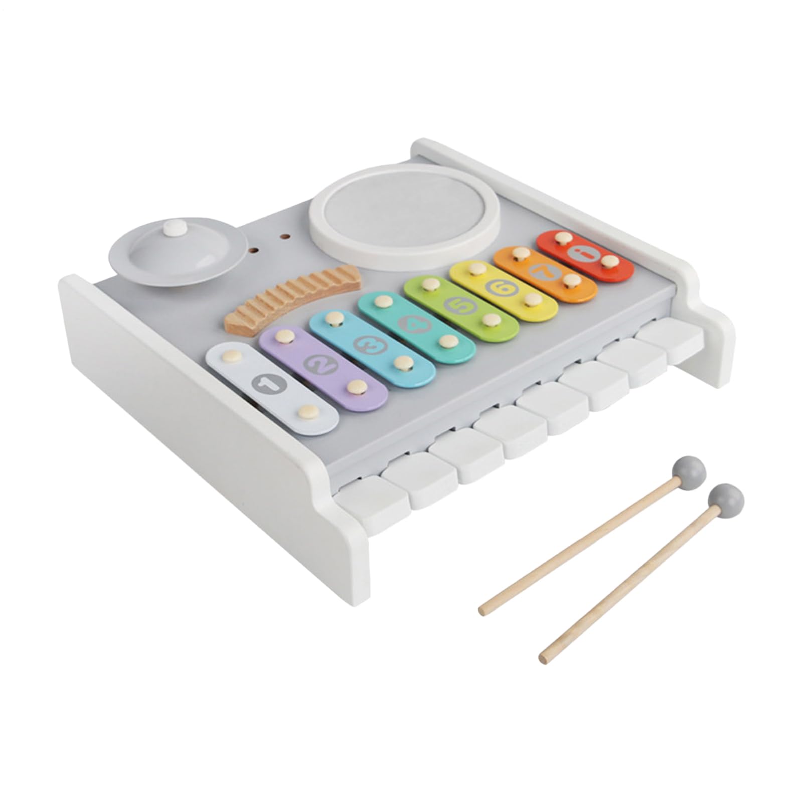 Spielzeug Xylophon Multifunktional Holz Lustig | Kinder Xylophon Trommel Set Musik Spielzeug Für Zuhause Kindergarten Kinderzimmer Klassenzimmer Geburtstag Weihnachten
