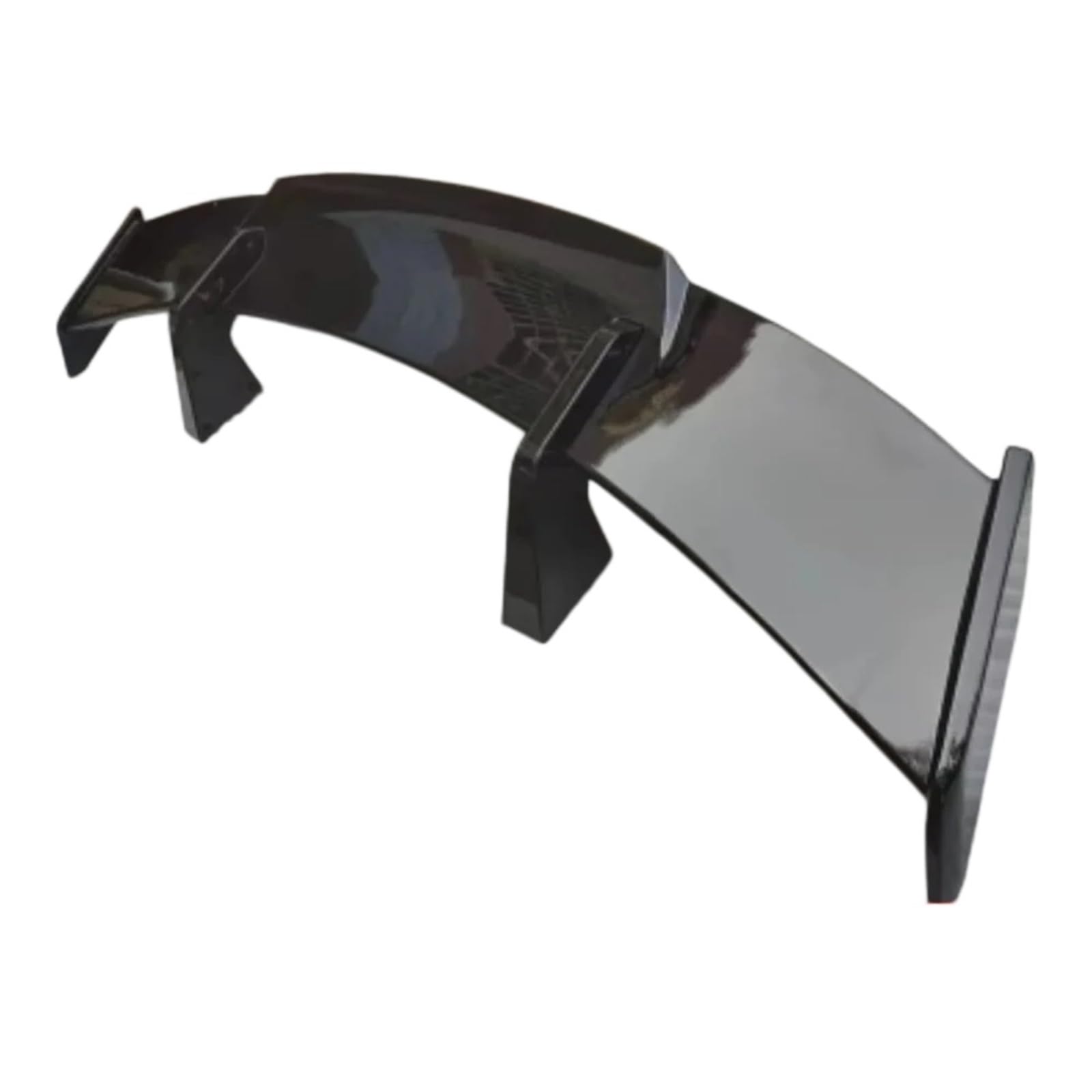 Kompatybilny z BMW serii 4 G22 G23 M2 M3M4 M5 G80 G82 czarny błyszczący/włókno węglowe MP uniwersalny spoiler bagażnika skrzydło samochód wyścigowy tylne skrzydło(Glossy Black)