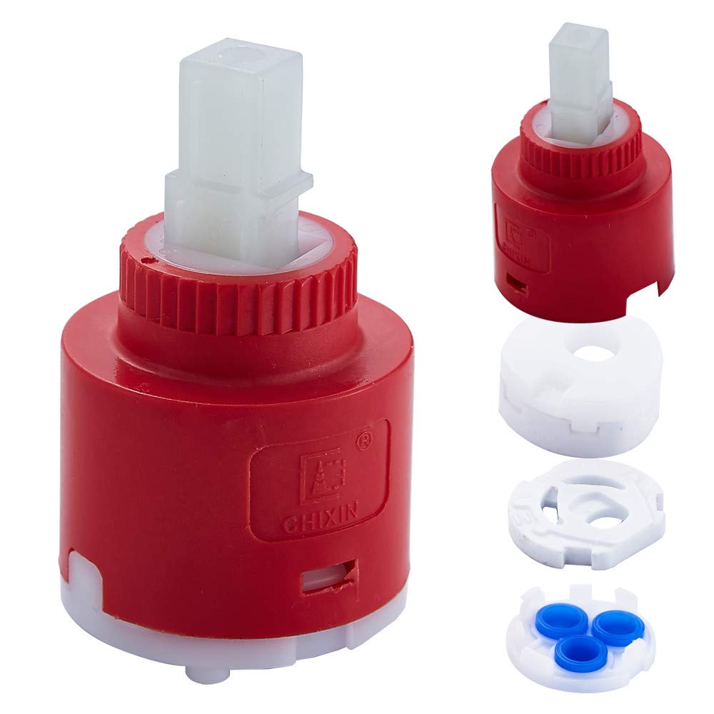 Buy Heable 35mm Ceramic Disc Cartridge Tap Valve Replacement for Single