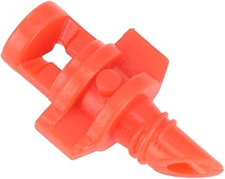 100 peças 360 ajustável, irrigação hortícola simples atomizador atomizador irrigação gotejamento irrigação irrigação irrigação sprinklers bocal 360 graus Micro-spray vermelho Especificação: Graus - 100 peças em um pacote de névoa