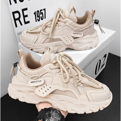 Men's Fashion Retro Chunky Sneakers Stylish Y2K Dad Shoes Casual Comfortable Non Slip Versatile Athletic Shoes4