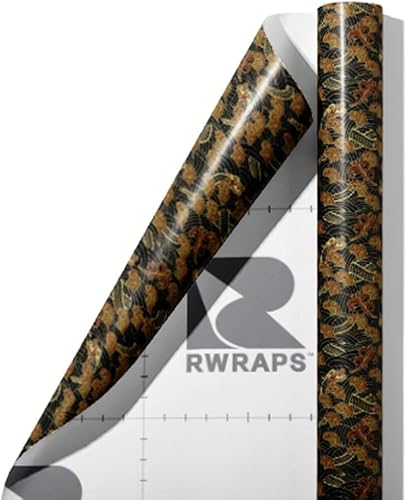 Miniatura 4 de Rwraps Dragon Earth Wyrms - Rollo de película de vinilo brillante de 59 pulgadas x 1 pie con tarjeta de aplicación para vehículo