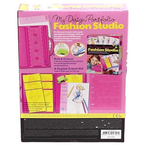 4M 404720 My Design Portfolio Fashion Studio Playset, Multi-Colour, 205 x 55 x 280 millimeters, a partir de 8 años. - imagen 3