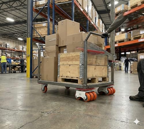 Image of 360 Degree Moving Heavy Duty Caster Wheels for Furniture Sofa, Bed, Counter, Almira, coffee Table Moving Weight Capacity upto 400-500Kg (Pack of 4)