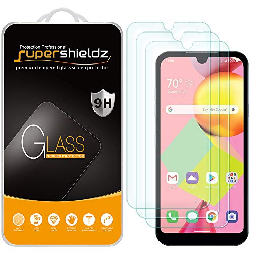 Supershieldz (3 Pack) Designed for LG Risio 4 Tempered Glass Screen Protector, Anti Scratch, Bubble Free