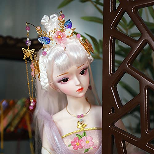 YZDKJDZ 1/3 BJD Puppe 24 Zoll 34 Kugelgelenkpuppe , Alte Chinesische Hanfu-Puppen Enthalten Kleid/Kleidung Set… – Bild 3