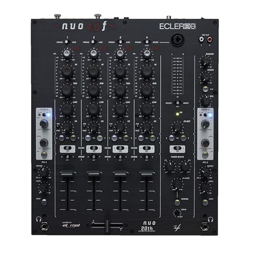 DJ-Clubmixer Ecler NUO4.0F (black) - DJ Mixer