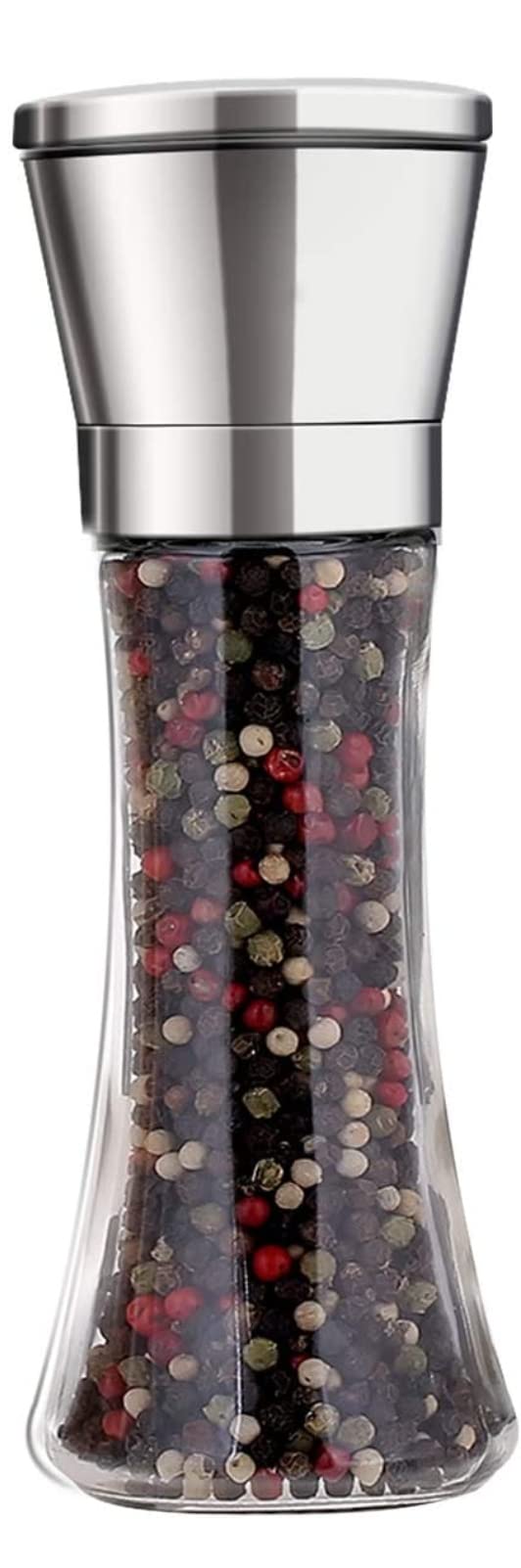 Yinikiz 2-in-1 Salt and Pepper Grinder/Crusher with Adjustable Coarseness - Stainless Steel Mill Shaker for Perfect Seasoning - 1 Piece (B08R8BNF4G) Amazon Price History, Amazon Price Tracker