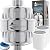 Shower Head Filter For Hard Water to Remove Chlorine Fluoride Water Softener Coconut Shell Activated Carbon Reduces Dry Itchy Skin Heavy Metals Other Sediments Vitamin C Aqua Earth