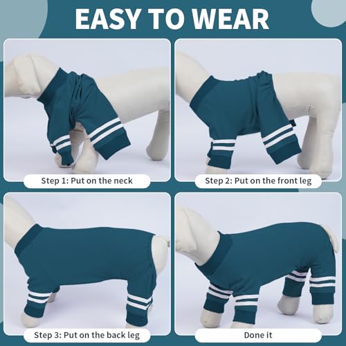 Pijama para perros pequeños y medianos BRKURLEG algodón miniatura 6