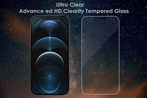 Image of JGD PRODUCTS for iPhone 12 Pro Max tempered glass with Full Screen Coverage (except edges) and easy installation kit