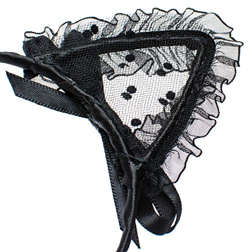 Sweet Lace Cat Ears Masquerade Party Cosplay Fashion Headband For Women Girls(Black) #TOP7