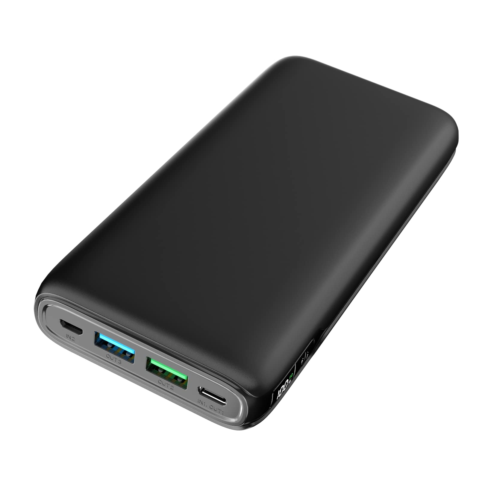 Bilivein Power Bank Portable Charger, 26800mAh High Capacity 20W PD 3A Fast Charging Phone Charger with 3 Outputs LED Display External Battery Backup for Most Phones, Tablets
