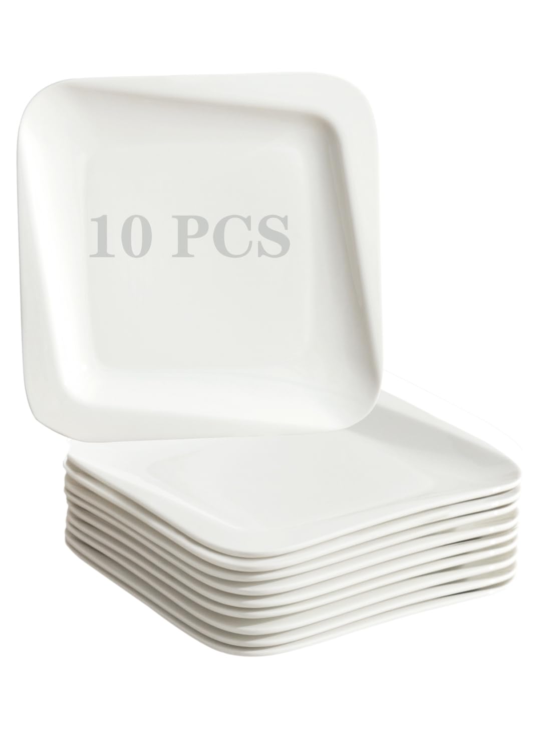 Assiettes à dessert en porcelaine blanche de 18 cm : finie la vaisselle rayée