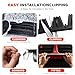 Universal Front Bumper Scrape Guard Skid Plate Protection Guard Anti-Scratch Kit Scrape Protector Plate Skid Plate Compatible with Lowered Cars/SUV, Car Bumper 8 Pack