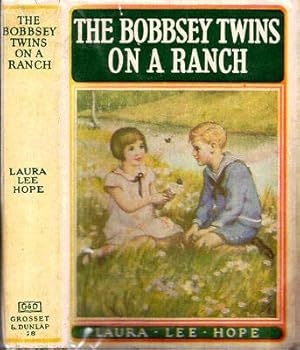 Hardcover 1935 BOBBSEY TWINS ON A RANCH ILLUSTRATED WITH DUST JACKET FIRST EDITION Book