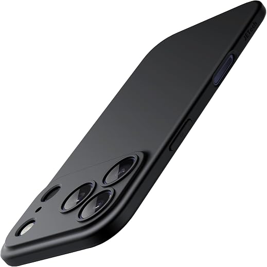 JETech Slim Case for iPhone 17 Pro 6.3-Inch, Ultra-Thin Lightweight Minimalist Phone Cover with Camera Lens Protection, Ma...