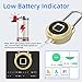 Fingerprint Padlock, Eseesmart Padlock Long Shackle, Locker Lock, Gym Lock with Fingerprint and Bluetooth Unlock, Outdoor Waterproof for Gym, Outdoor Sheds, Fence, School, Lockers