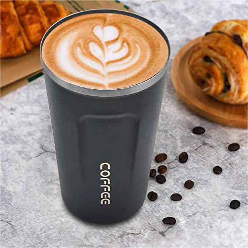 Ketiee Travel Coffee Mug Spill Proof 12Oz, Insulated Coffee Mug To Go, Thermo Hot Coffee Tumbler, Reusable Coffee Travel Mug With Seal Lid, Vacuum Stainless Steel Coffee Cups For Hot/Ice Coffee Tea #TOP7