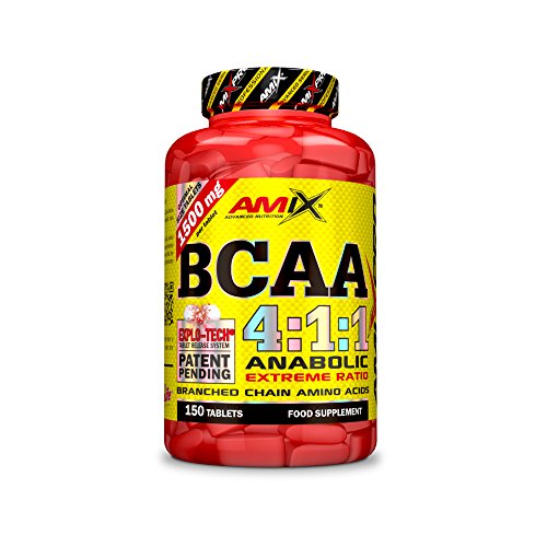 AMIX - Suplemento Alimenticio BCAA Instantized 4:1:1 en 150 Tabletas - Ayuda a Eludir el Catabolismo...