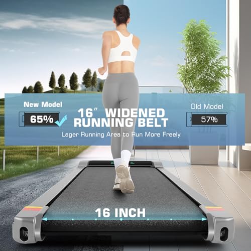 Caminadora Walking Pad 2.5 hp con banda ancha portátil miniatura 5