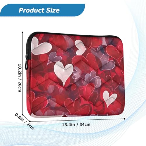 Funda para Laptop 13-14 Pulgadas Impermeable con Corazones miniatura 3