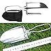 Portable Stainless Steel Folding Shovel for Camping, Compact Garden Spade with Carry Bag, Lightweight Survival Tool, Foldable Metal Shovel for Hiking and Outdoor Use