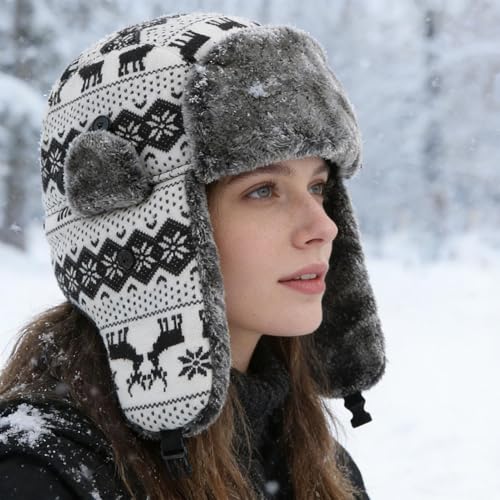 Bonnet chauffant USB ushanka contre le vent glacial pour cycliste et marcheur - 2