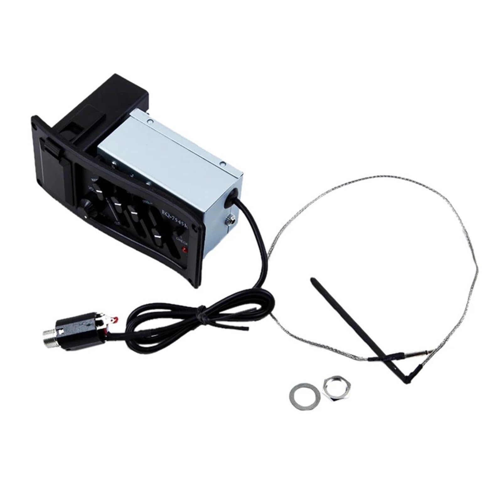 Pickup Per Chitarra Pickup Per Chitarra Acustica Classica A 4/5 Bande Equalizzatore Preamplificatore Accessori Per Strumenti Musicali Controllo Del Volume(4 Band EQ)