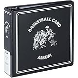 Anillo en D resistente. BCW 1-ALB3C-BK-BLK - Álbum de baloncesto (7,62 cm), color negro
