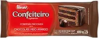 Barra de Chocolate Fracionado Confeiteiro Meio Amargo 1,05kg - Harald
