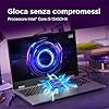 Lenovo LOQ 15" Notebook Gaming, NVIDIA GeForce RTX 5050 8GB GDDR7, Intel Core i5-13450HX, RAM 16GB, 1TB SSD, Schermo 15.6" FHD (1920x1080) 144Hz, Windows 11 Home, Tastiera Retroilluminata - Luna Grey