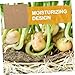 Mikikit Jute Growing Pads for Microgreens 4Pcs Seed Paper Germination Tray Moisture Retention Seeding Supplies for Sprouts