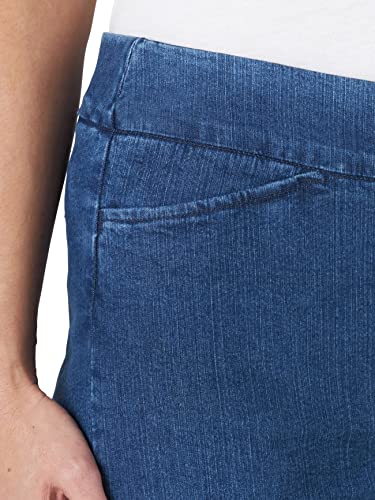 Chic Classic Collection Women's Easy Fit Elastic Waist Pull-On Capri4