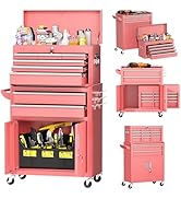 INTERGREAT Tool Chest, Assembled Tool Cabinet with 8 Drawers, Detachable Organized Tool Chests, L...