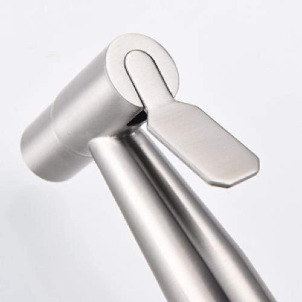 HandheldSprayer kit Washable HandheldCloth Diaper Sprayer - Stainless Steel Toilet Spray Gun Women's Washer Nozzle one into Two Angle Valve Set Toilet Flusher Toilet Companion, Silver