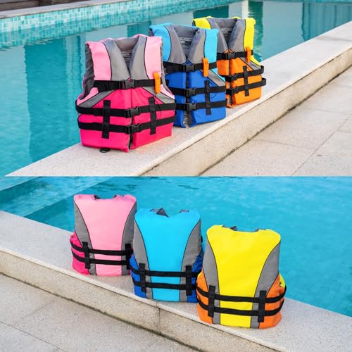 Image of Leader Accessories USCG Approved Life Jacket Vest for Youth 50-90 lbs