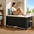 Decksplore 320 Gallon Outdoor Storage Box Resin Deck Box All Weather Waterproof Large Lockable Storage Container Deck Box for Patio Furniture, Garden Tools, Lockable, Black