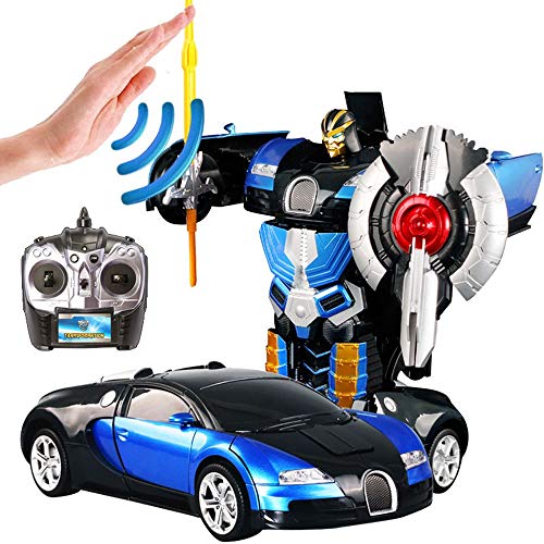 Ycco 01:14 2-in-1 giocattolo Automobile elettrica, intelligente Gesto Sensing Deformed telecomando Grand Sport Vitesse Acrobazia modello di veicolo 360 ° di rotazione Drift Robot giocattolo for i raga