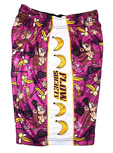 Flow Society Boys  Drunken Monkey Shorts - Boys Athletic Shorts Purple