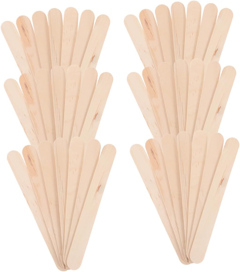 500 Pcs Colorful Ice Pop Sticks for Boys and Girls DIY Crafts 10 Packs Wooden Craft Sticks Birthday Parties and School Activities