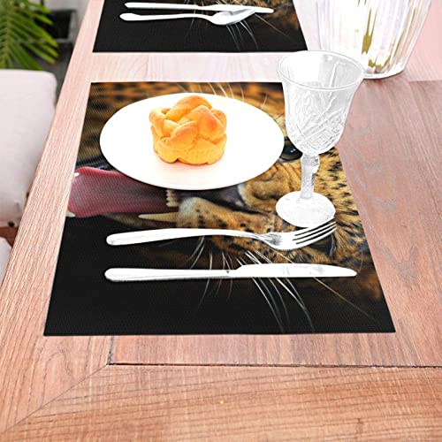 Set de table léopard antidérapant résistant à la chaleur pour protéger vos meubles - 6